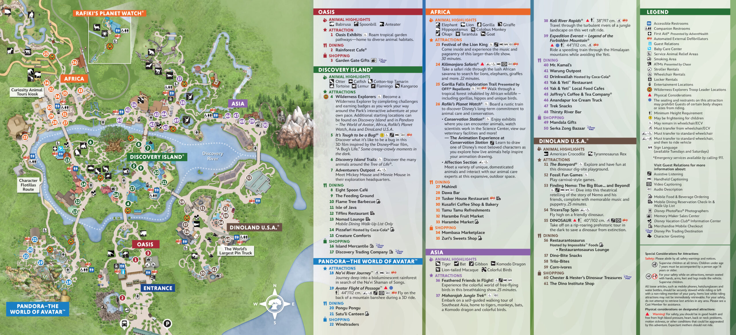 Animal Kingdom Map Walt Disney World Kelly Does Life