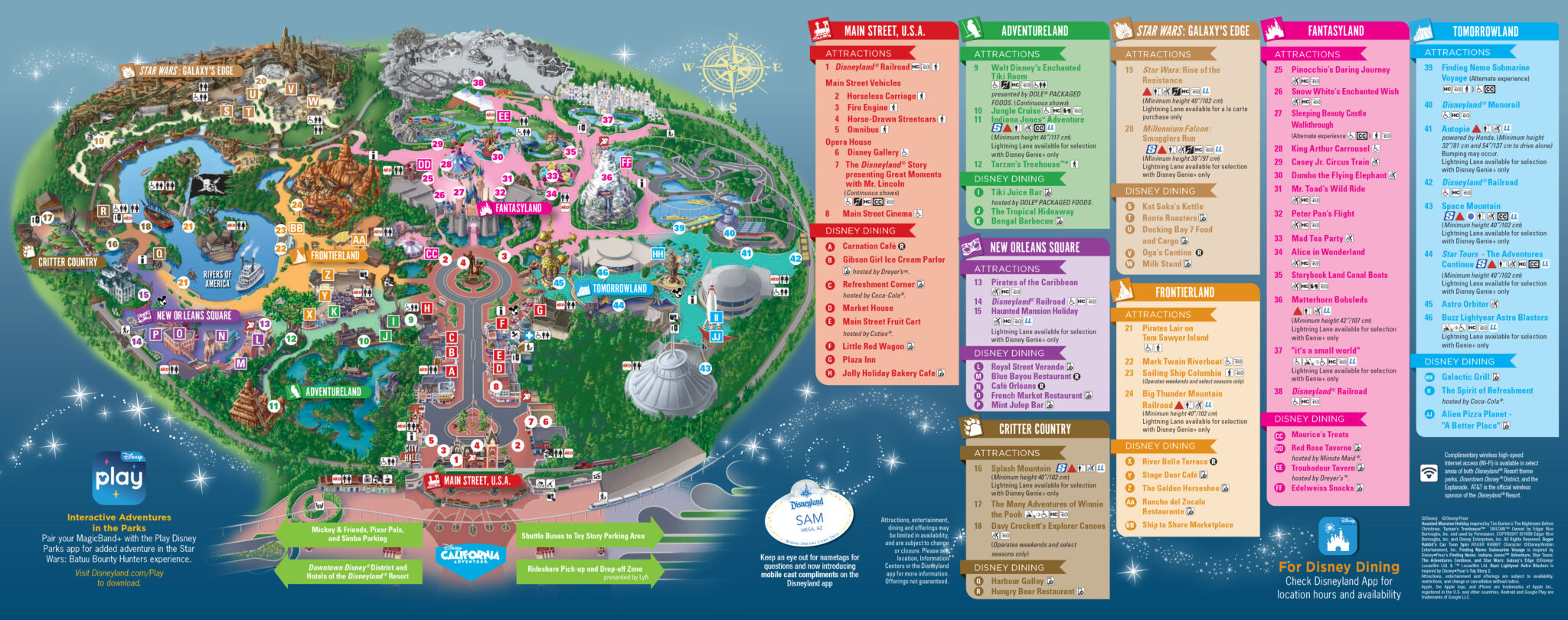 Disneyland Map November 2022 Back 2048x810 