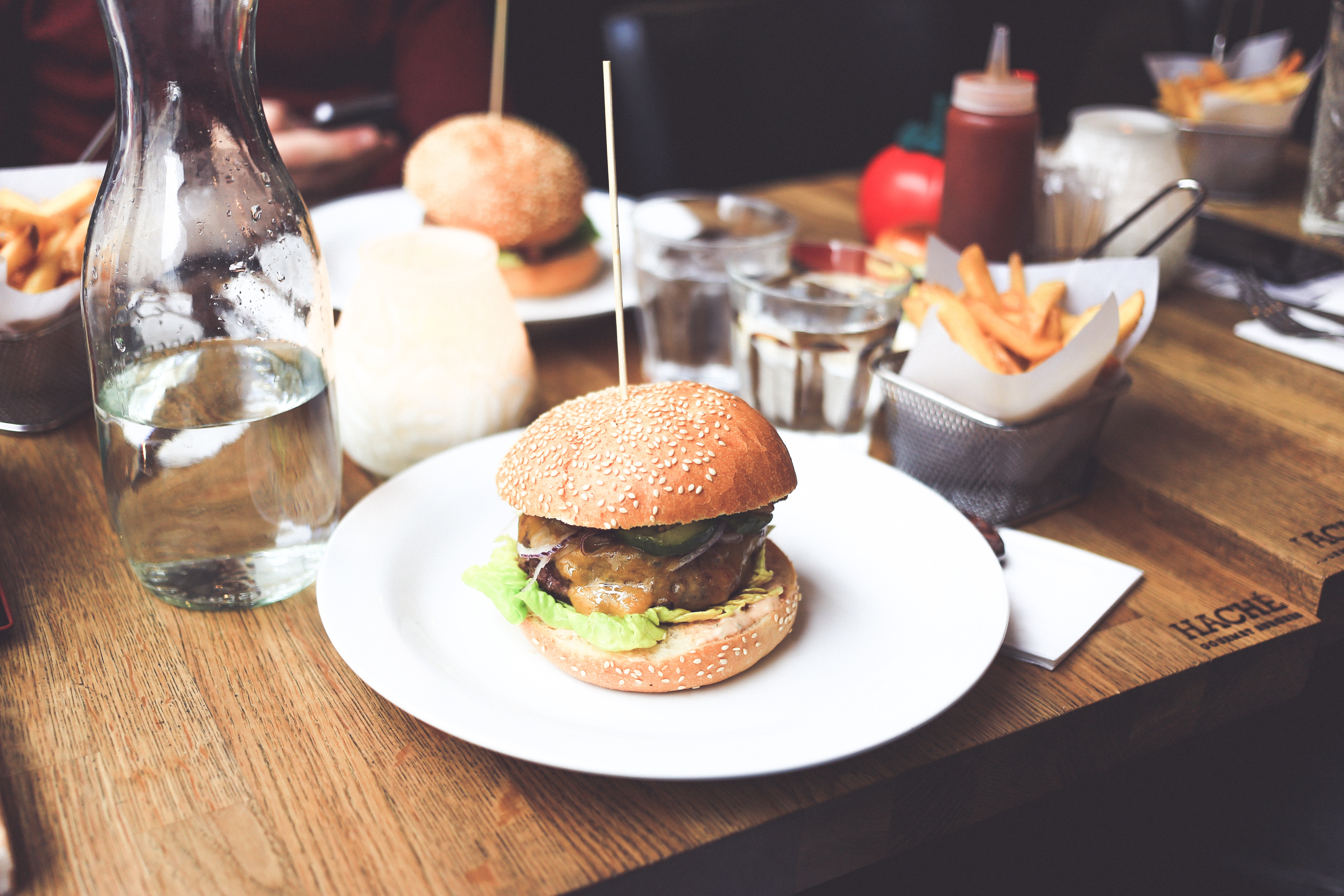 Burgers and Fries Dinner