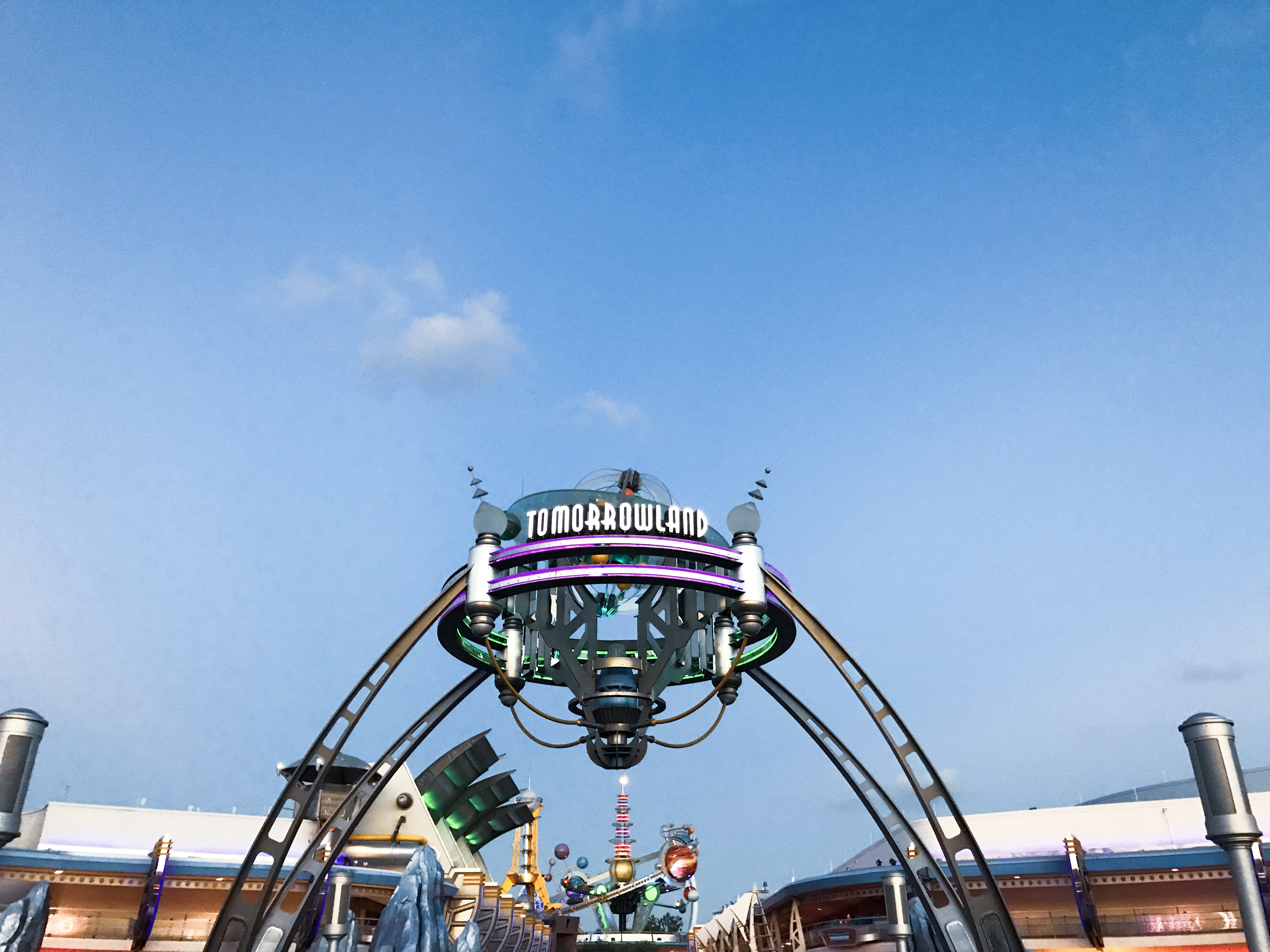 Entrance to Tomorrowland Magic Kingdom Walt Disney WOrld