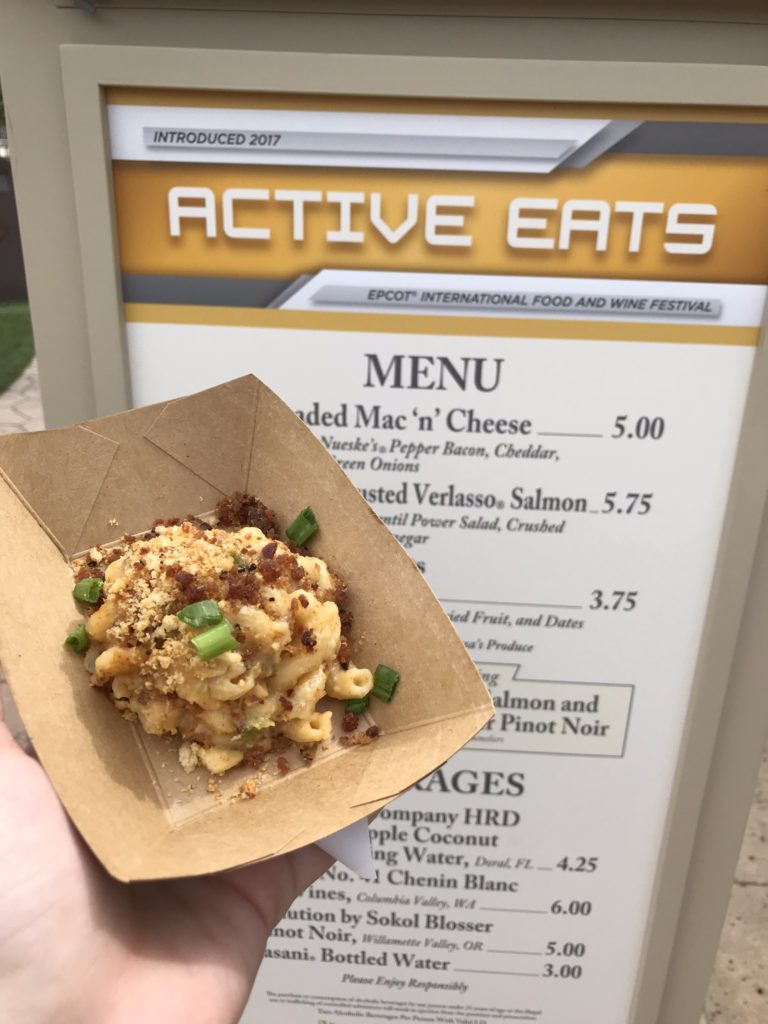 Loaded Mac 'n' Cheese Active Eats Food and Wine Festival