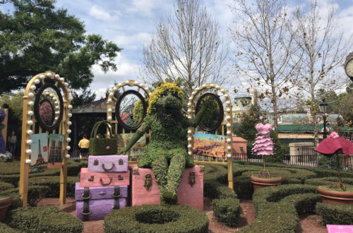 Epcot's Flower and Garden Show Muppets Display in France Pavilion
