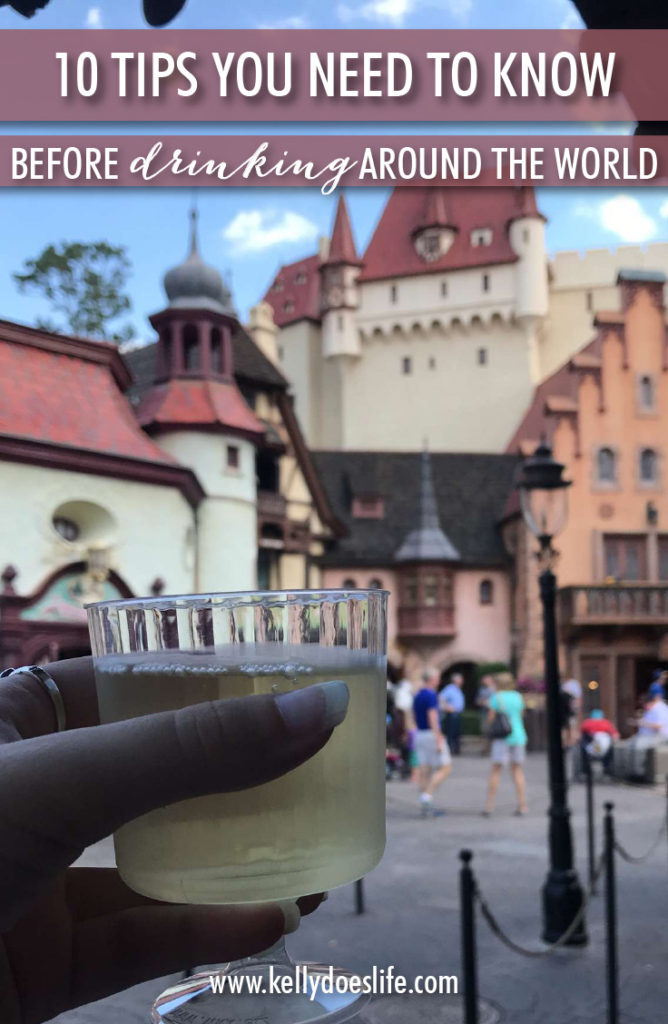 Drinking Around the World at Epcot