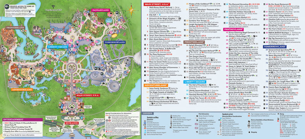 Magic Kingdom Map Walt Disney World - Kelly Does Life