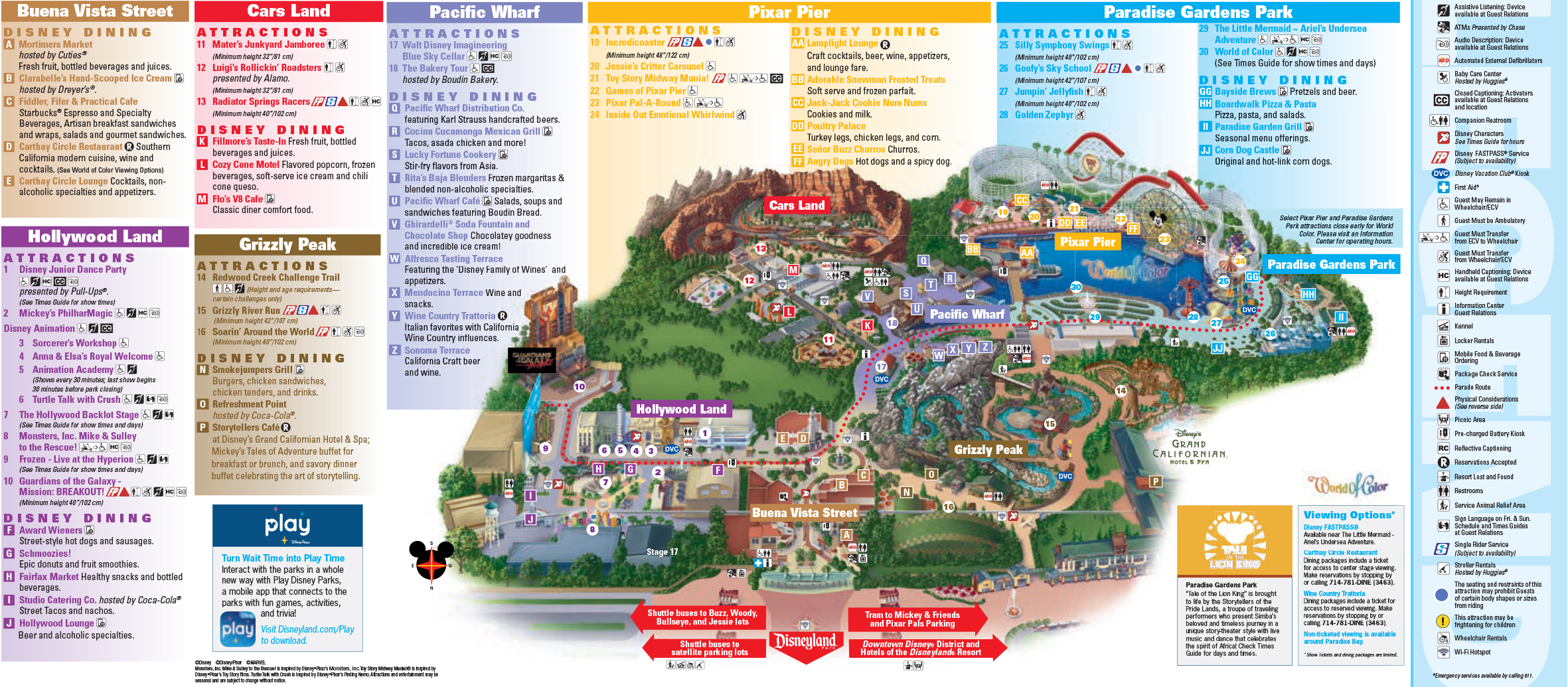 2019 Universal Studios Orlando Map and Islands of Adventure Map 