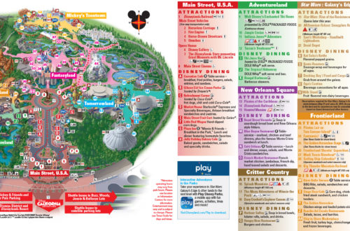 Disneyland Map 2019