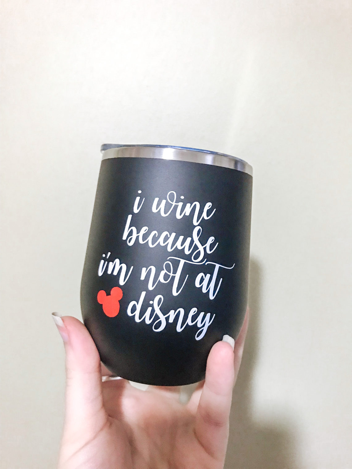 DIY Disney Wine Tumbler