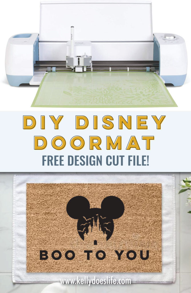 DIY Disney Halloween Doormat