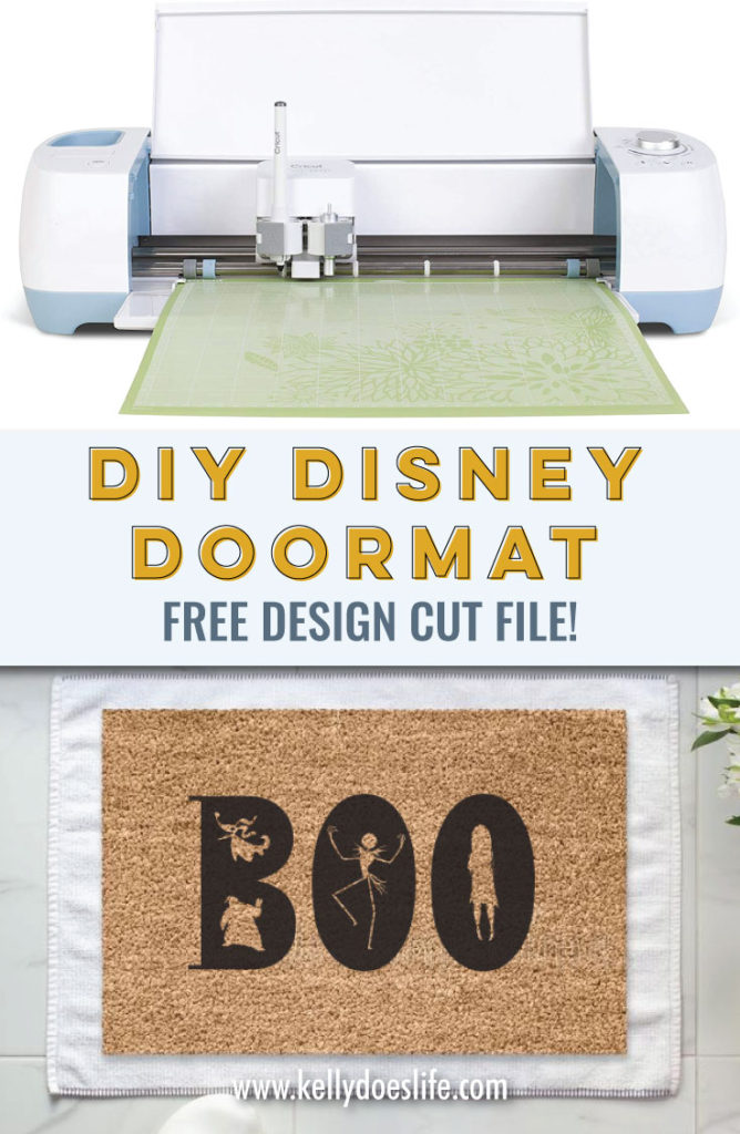 DIY Nightmare Before Christmas Doormat