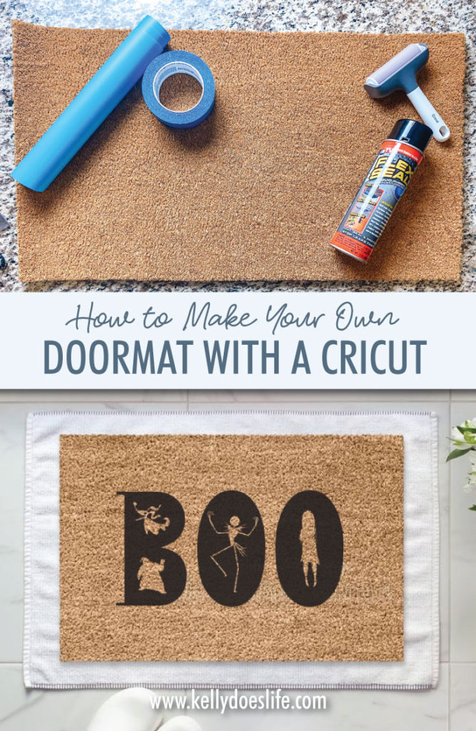 DIY Nightmare Before Christmas Doormat